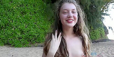 Elena Koshka In This Was A Day Well Spent At The Beach, Because You Fucked On It