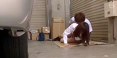 Shy Asian Chick Getting Fucked With Her Panties On