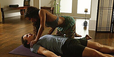 Bellesa - Dude Gets Horny In Class With His Gorgeous Yoga Instructor Demi Sutra - Teaser Video