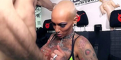 Tim Grenzwert - Dirty Bus Fuck And Cum On Tits For Alternative German Girl Kitty Core