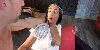 Horny Ebony Milf Uses Her Sexy Lips And Big Tits And Ass In Job Interview To Seduce Boss Starring Lola Marie