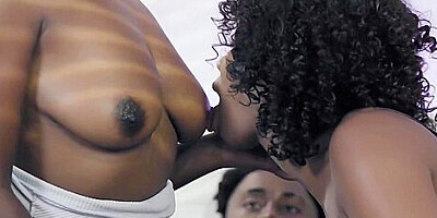 Misty Stone & Daya Knight - 2 Hot Ebony Shares Bbc