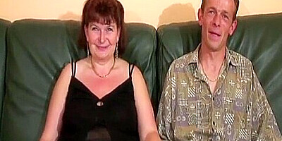 Chubby French Woman Pleasing Two Young Studs