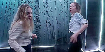 Scandalous Shower Time, Hot Little Sluts Having Fun