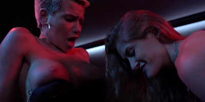 Three naughty lesbians are all about licking and ass games