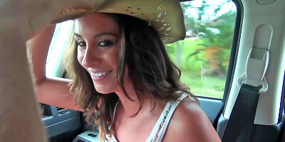 Slutty cowgirl takes a really nasty ride on a dick