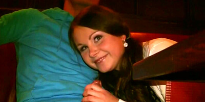 Adorable 18 year old bitch gets rammed by two handsome dudes