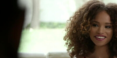 Cute black student's reflections on cheating ended with a twosome