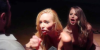 Voyeurist Bloke Finally Joins The Show - Jillian Janson And Kayden Kross