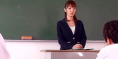 Asian Teacher - Blowing Cock