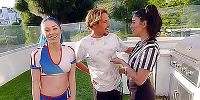 Soccer Is For Suckers Friends In Training With Vanessa Sky, Mackenzie Moss And Jewelz Blu