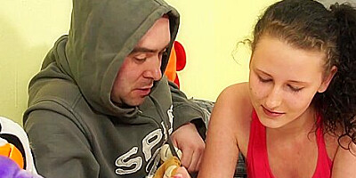 Busty teenager 18+ Pounded By Creepy Guy With Naomi J