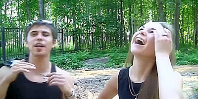 Sexy Stripper Gets Fucked In The Park - Eric, Edik And Dorothea Albina