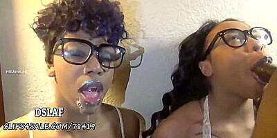 Pretty Rebel And Swoon Glitter Lips Blowjob