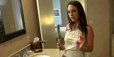 Dark-haired beauty loves sex