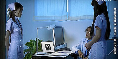 Md0180 - Creepy Doctor Convinces Two Young Asian Medicals Intern To Fuck To Get Ahead - Threesome Sex - Teaser Video