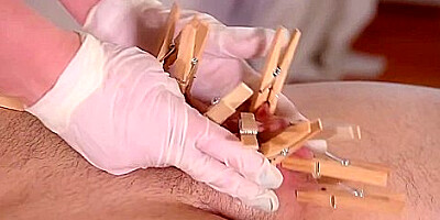 Yasmin Scott Dominates Her Sex Slave And Lets Him Enjoy Some Water Play