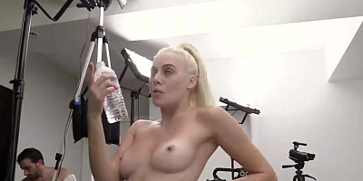 Model has sex and takes shower afterwards