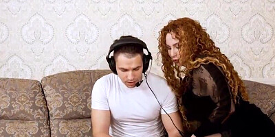 Stepmom is enjoying the hot gamer cock in this one