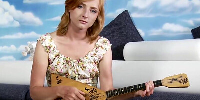 Hairy babe Vaselisa enjoys a soft masturbation session