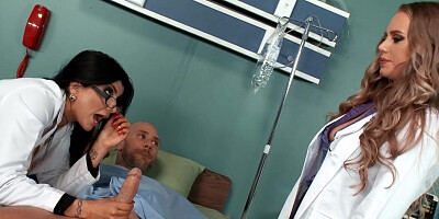 Lucky males rams tight MILF nurses in excellent pervesions