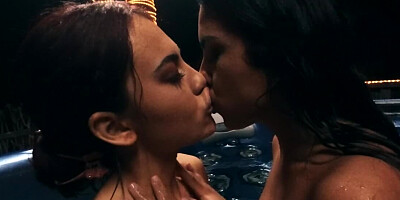 Lovely girlfriends are enjoying the taste of their pussy juices