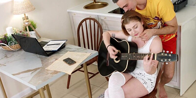 Girl gets butt penetrated by her classmate