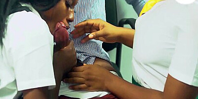 The Class Prefect Caught The Senior Prefect Under The Head Teachers Table, Making Him Moan Like A Cow, Watch And See What She Did Next. (1) 18 Min