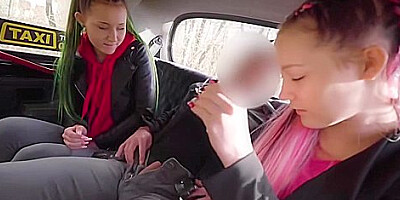 Lady Zee, Sandra Zee - Identical Step sisters Fuck Euro Cabbie