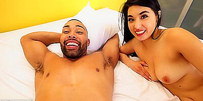 First Time For Everything – Tiny Asian Mina Moon Gets A Taste Of Her First Bbc