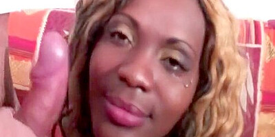 French Ebony With An Amazing Body Can Take Two White Cocks At The Same Time