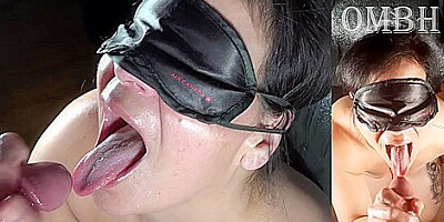 Her Birthday Bukkake Slow Sloppy Deepthroat Edging For Six Cumshots In A Row Covering Her Face!!