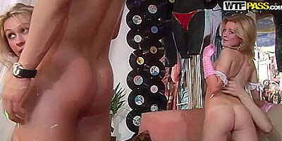 Dasi West, Anton And Kirill - Hot College Girls Fucking In A Club