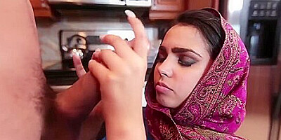 Ada Sanchez In Cream Filled Middle Eastern Cutie