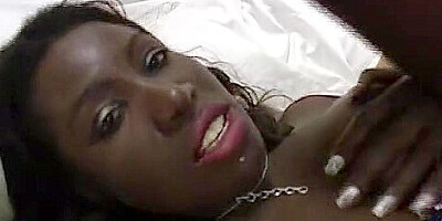 German Ebony Gets A Big Load Of Warm Cum On Her Amazing Ass