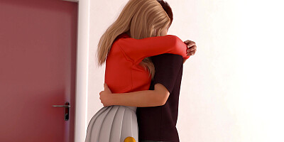 Ep13: Stacy and Belle's Lesbian Fun with Two Dildos - Helping the Hotties