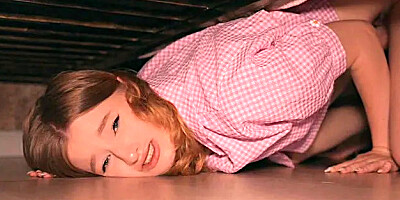 I Stuck under the Bed and My Step-brother Fucked Me Hard