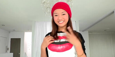 Hot Asian teen Alina Li always thinks and loves huge cocks so much