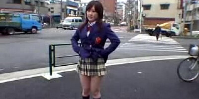 Japanese Student Lady Public Wc