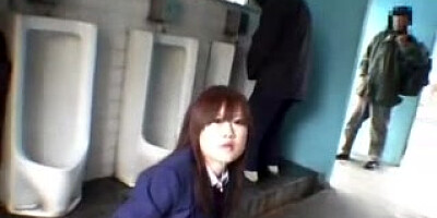 Japanese Student Lady Public Wc