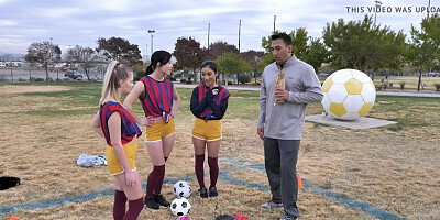 After training older boy gets it on with chicks