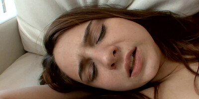 A babe with a juicy pussy is licking some large hard dick