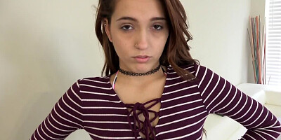 Girl is banged by stepfather because she is a bad little slut