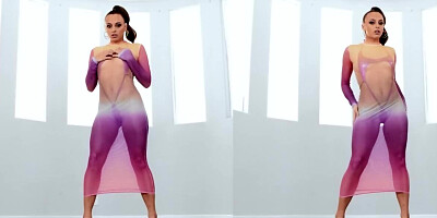 Satisfied whore is facialized after the guy fucks her oiled ass