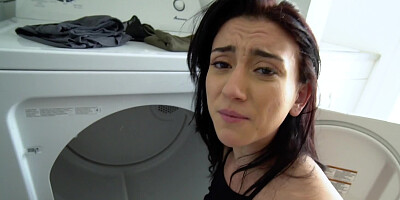 Petite brunette honey Mandy Muse gets fucked from behind