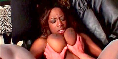 Black Chubby Step mom Gets White Cock Juice In Her Butt Hole