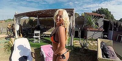 Blondie Fesser In Big Tit Blondie Pounded Outdoors