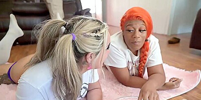 Misty And Shanice Luv Gamer Girls Ignore Step dad 1080p