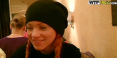 Denis, Eric And Mayola In Redhead Slut In Public Toilet Fuck