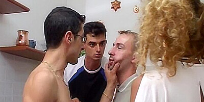 Beautiful Blonde Gets Fucked In A Threesome In An Amateur Scene Because Her Husband Lost In Poker And She Is Happy To E